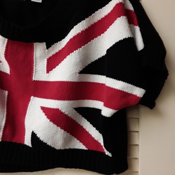 UK Sweater Crop Top L - Picture 3 of 4